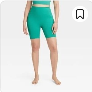All in Motion Teal Bike Shorts